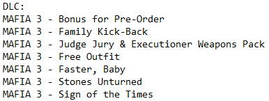 Mafia 3 Механики Mafia 3 Механики